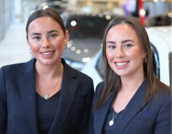 Meet Newcastle BMW's  twins Carla & Danni